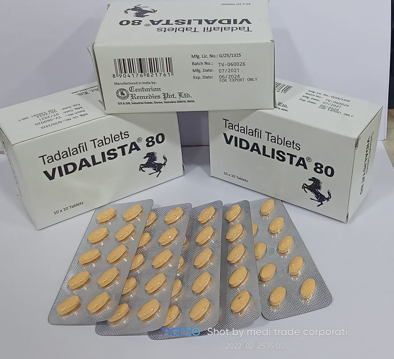 Tadalafil Tablets 80 mg