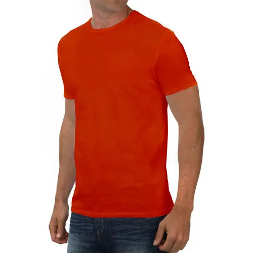 Cotton Casual Wear Round-Neck-Tshirt