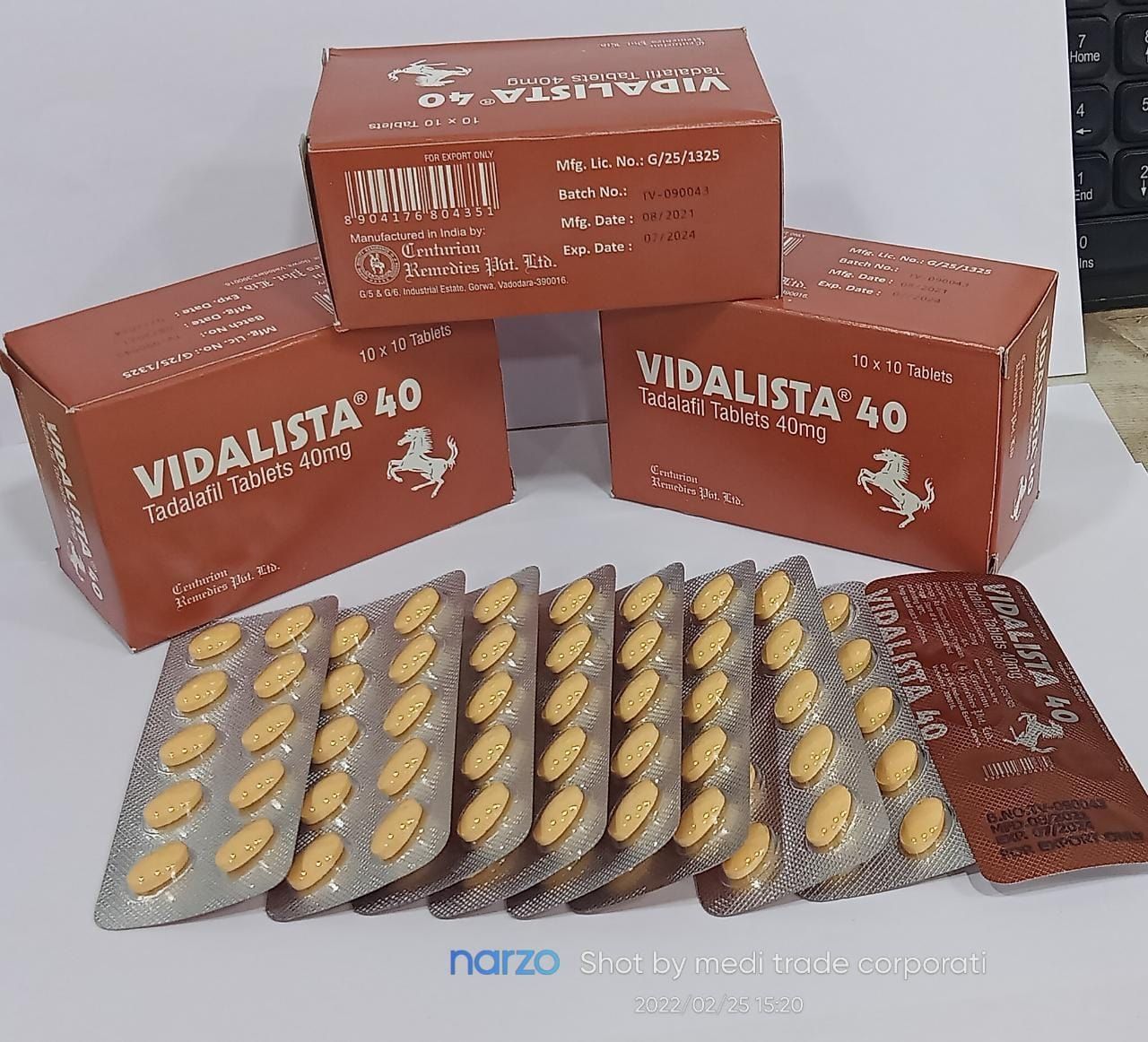 Tadalafil Tablets 40mg