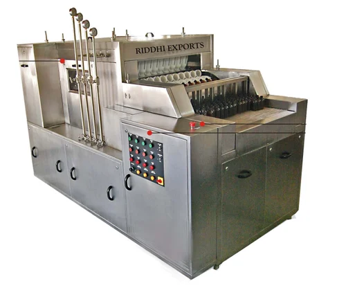 Riddhi Automatic Linear Tunnel Type Vial Washing Machine, Model Number/Name: RIDDHI