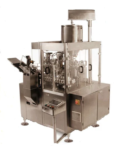 RIDDHI 50-60 Automatic Lami Tube Filling Machine, Capacity: 30-100 Tubes Per Minuite, 5 Kw