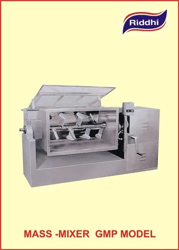 Trough Type Mass Mixer Machine, Capacity: 50-200 kg, Model: RDMM