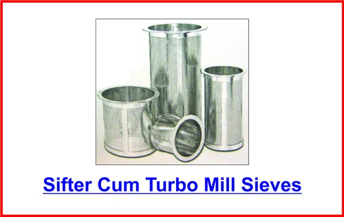 SS Sifter Cum Turbo Mill Sieves