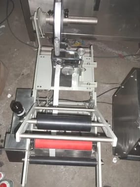 RIDDHI Ss And Ms Semi Automatic Sticker Labeling Machine, Capacity: 20-25 Bpm, Model: RDSASLM