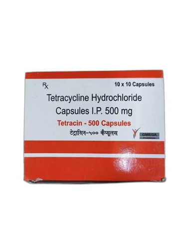 Tetracycline Hydrochloride 500mg Capsules, OMEGA