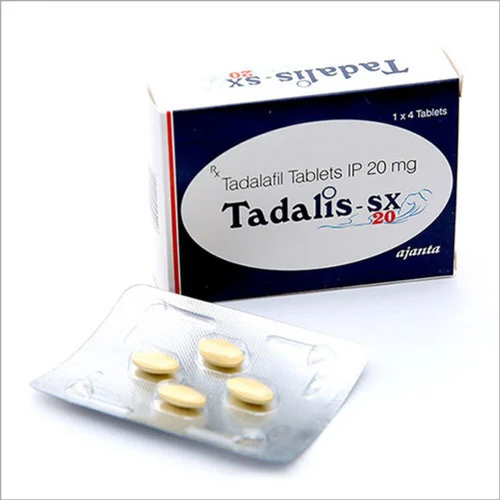 TADALIS- SX 20mg, Packaging Size: 1 X 4 Tablet