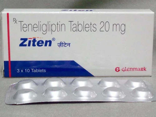 Ziten Teneligliptin Tablets, Packaging Type: Packet