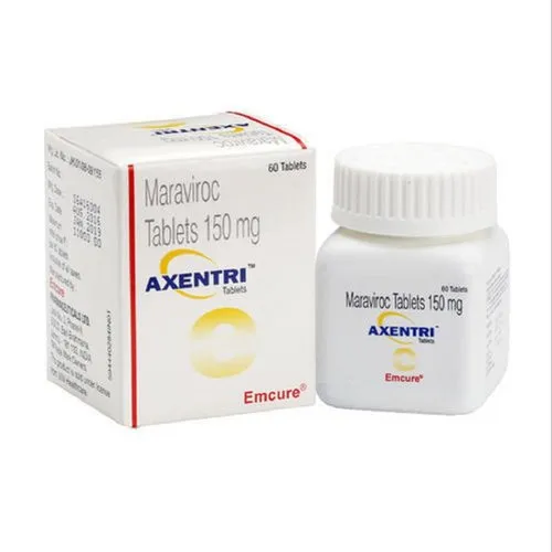 Entecavir Axentri Maraviroc 150mg Tablets, Packaging Type: Packet