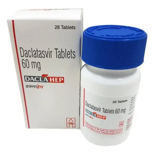 Daclatasvir Daclahep 60 Mg Tablets, Packaging Type: Bottle