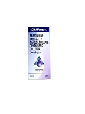 BRIMONIDINE TARTRATE + TIMOLOL MALEATE OPHTHALMIC SOLUTION, 5 ml