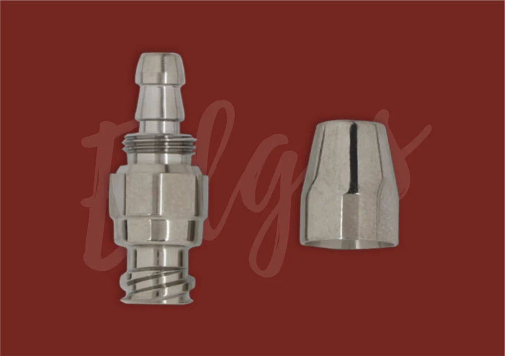 Locking Titanium Catheter Adapter