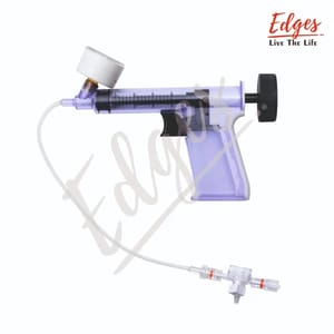 PTCA BLUE Gun Type Inflation Device for Surgical Equipment cardiology, For Hospital