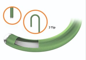 J TIP WIZARD - P Angiography PTFE Coated Guide Wire, Size: ODI