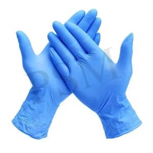 Latex Medical Blue Gloves