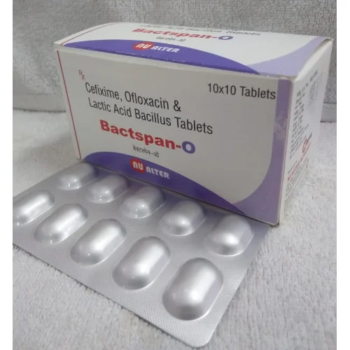 Cefixime Ofloxacin & Lactic Acid Bacillus Tablets