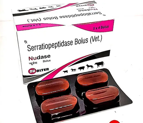 Serratiopeptidase 50 MG Veterinary, Packaging Size: 4x10, Prescription