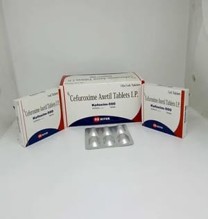 KEFOXIME-500 cefuroxime axetil 500 mg tablets, 5*10