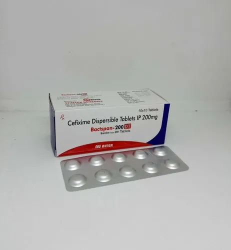 BACTSPAN-200 cefixime 200 tablet, 10*10