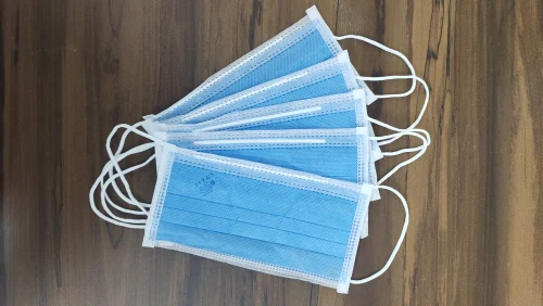 Blue PP Non-Woven Doctor Surgical Mask, Ear Loop