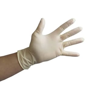 White Latex Powder Free Gloves, Packaging Type: Box, Sizes: 7 Inches