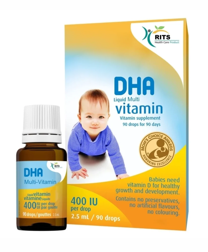 Rits DHA Multivitamin Kids Drops, Non Prescription, Packaging Size: 15 Ml