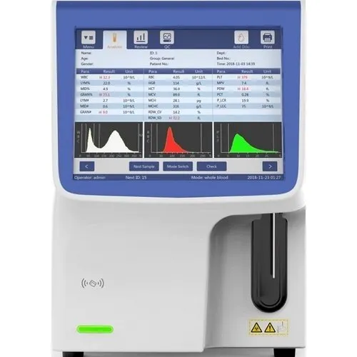 Trivitron Cellenium 21 3-Part Double Chamber Hematology Analyzer