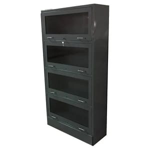 Paint Coated Steel Bookshelves, Floor Mount, 4 Shelves