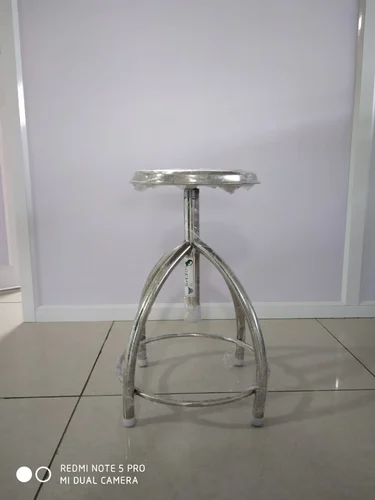 Gems Polished Stainless Steel Hospital Stool