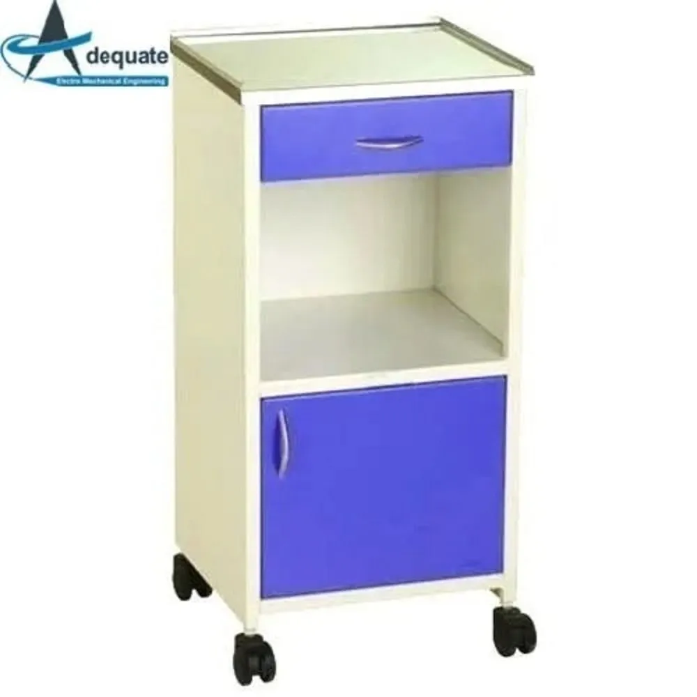 Hospital Furniture Mild Steel Bedside Locker Standard