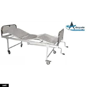 Operating Type / Automation Grade: Manual Sunmica Panel Hospital Fowler Bed, Size/Dimension: 76*36*22