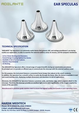 EAR & Nasal SPECULAS