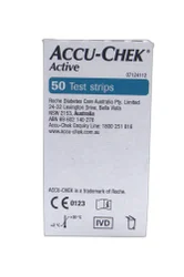 Accu Chek Active Glucometer Strips 50t