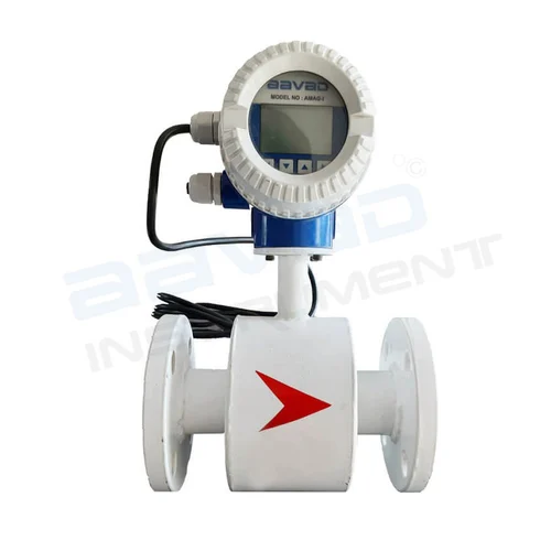 Integral Stainless Steel Battery Operated Digital Electromagnetic Flow Meter, For ETP, Model Name/Number: Amag-i