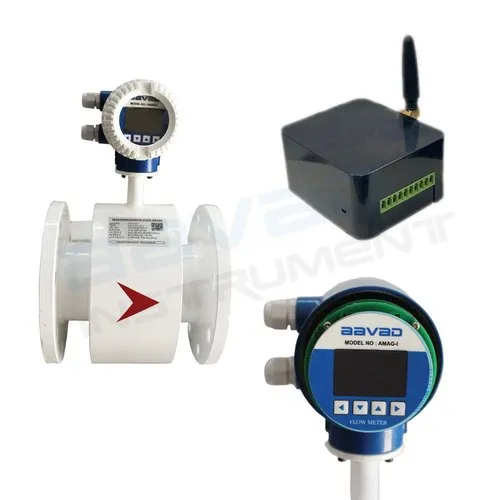 Integral Stainless Steel Telemetry Digital Electromagnetic Water Flow Meter, For ETP, Model Name/Number: Amag-i