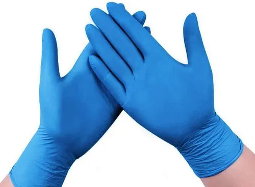 Blue Disposable Nitrile ExaminationGloves, Powder Free