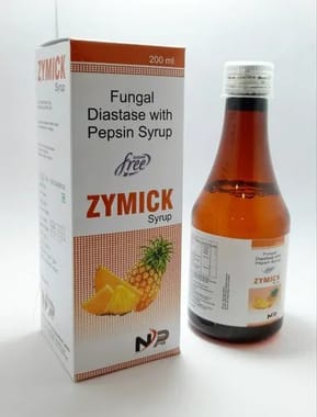 Fungal Diastase With Pepsin Enzyme Syrup