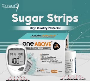 Blood Glucose Monitor 100 Sugar Meter Strips