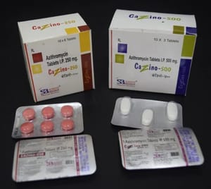 Cazino 250 mg Azithromycin Tablets