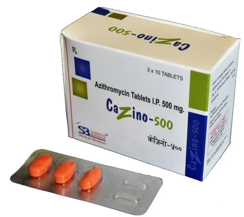 Cazino-500 Azithromycin 500mg Tablets