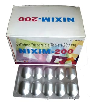 Cefixime Dispersible 200 mg Tablets