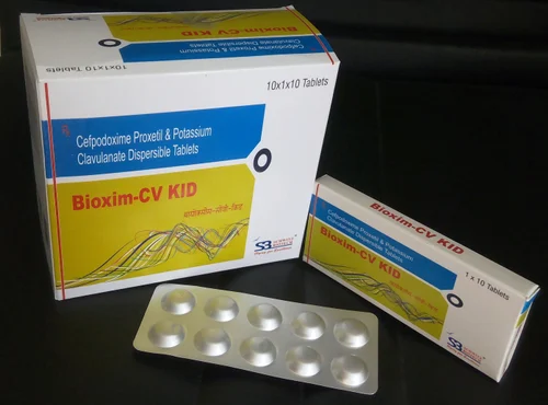 Bioxim-CV Kid Cefpodoxime Proxetil Potassium Clavulanate Dispersible Tablets