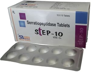 Serratiopeptidase 10mg Tablets