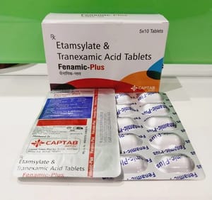 Tranexamic Acid And Etamsylate Tablets, 250 mg