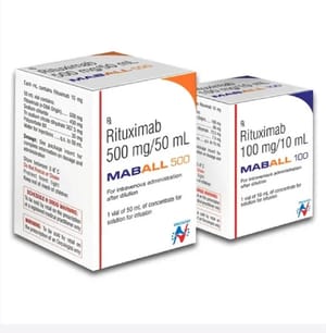 MABALL Hetro Rituximab Injection, Dosage Form: 500mg. 100mg, Packaging: 1 Vial Of 50 ml