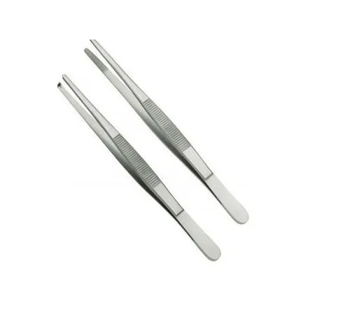 Stainless Steel Manual Dissecting Forcep Toothed, For Industrial