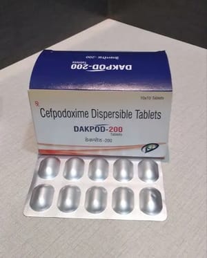 Cefpodoxime Dispersible Tablets