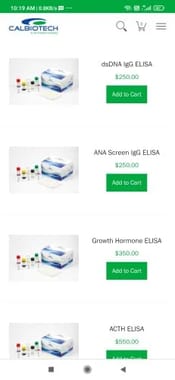 Growth hormone elisa kit