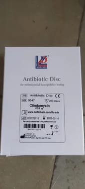 Clindamycin antibiotic disc