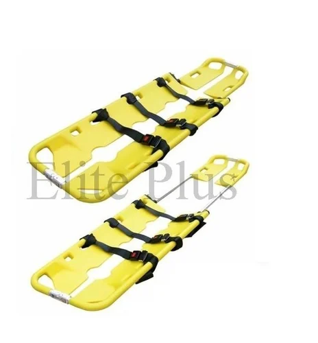 Folding Plastic Scoop Stretcher, Aluminium, Size: Full Size