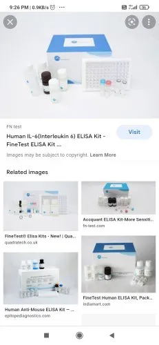 Human Il 6 Interleukin 6 Elisa Kit